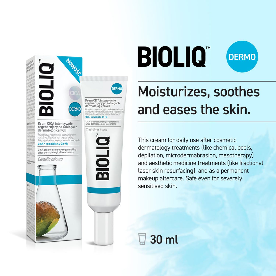 Bioliq Dermo Regenerating Cica Cream - 30ml | بايوليك كريم مرطب للوجه ومجدد للبشرة - 30 مل