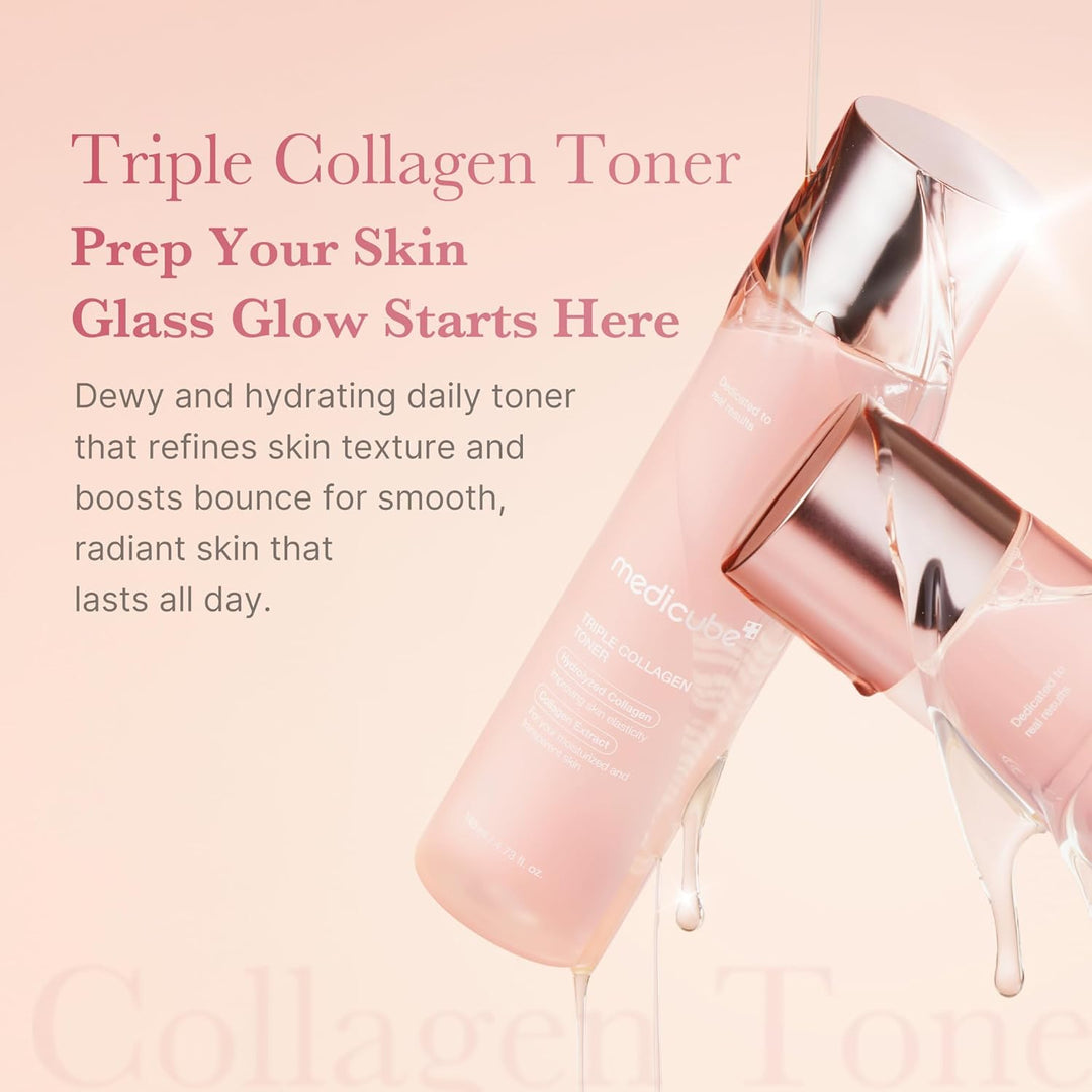 Medicube Triple Collagen Toner - 140ml | ميدي كيوب تونر كولاجين ثلاثي - 140مل