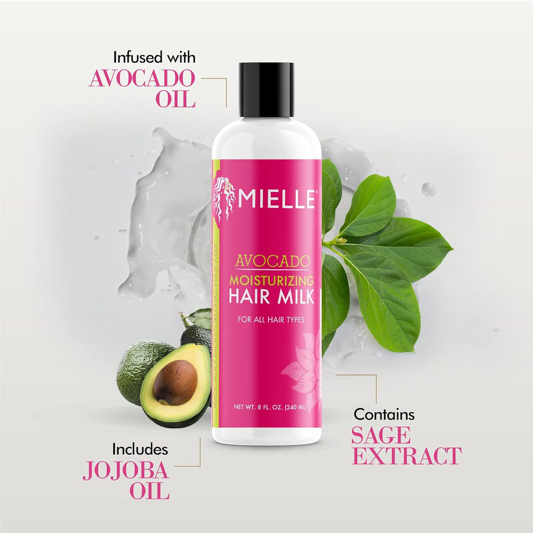 MIELLE Moisturizing Avocado Hair Milk - 240ml | ميلي حليب الأفوكادو المرطب - 240 مل