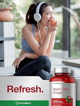 Horbäach Apple Cider Vinegar 2400mg - 150 Capsules | هورباخ خل التفاح 2400 ملغ - 150 كبسولة #4