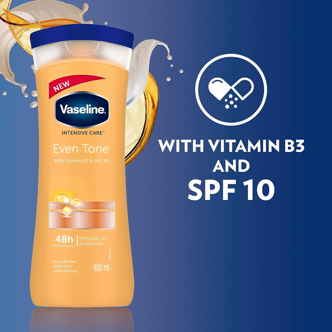 Vaseline Intensive Care™ Even Tone Body Lotion - 400ml | فازلين لوشن الترطيب المكثف و توحيد لون البشرة - 400 مل
