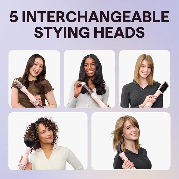Wavytalk 5-in-1 Hair Dryer Brush Set AIR Sculpt, Dry & Style in One Step |وايفي توك فرشاة مجفف الشعر 5 في 1 للتجفيف والتصفيف بخطوة واحدة
