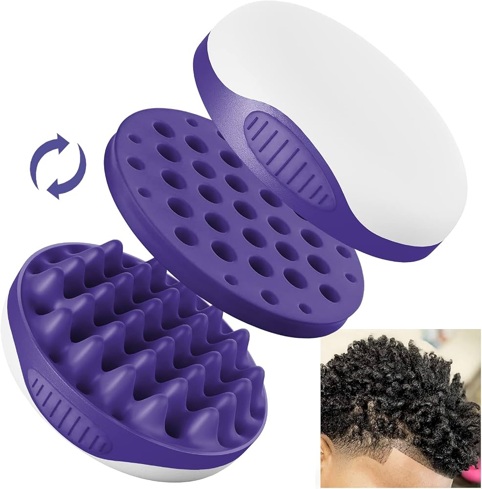 Tools & Cases Silicone Hair Brush | مشط شعر بنفسجي #1