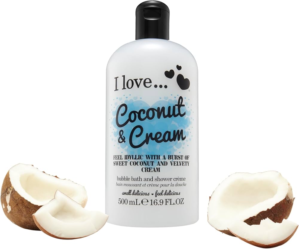I Love - Coconut & Cream Bath & Shower Crème - 500ml | آي لاف كوكو و كريم حوض استحمام - 500مل #2