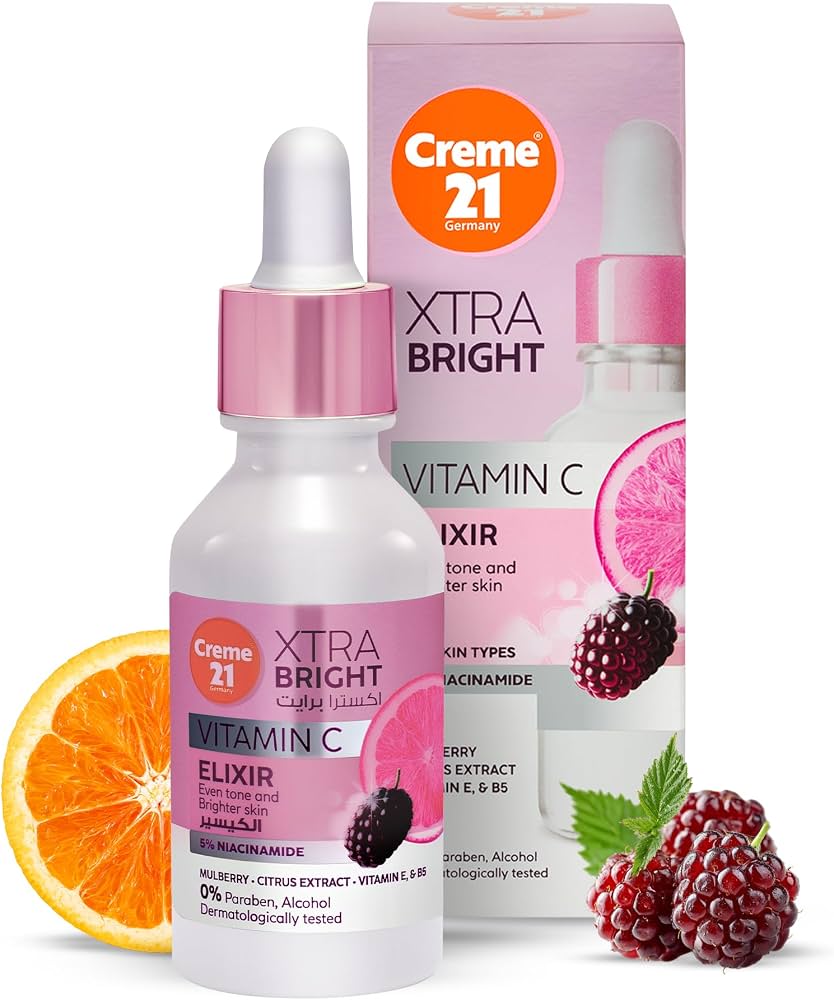 Creme21 Germany Extra Bright Face Serum - 30ml | كريم 21 إكسير فيتامين سي إكسترا برايت - 30مل #3