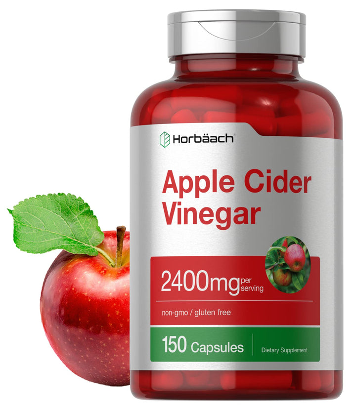 Horbäach Apple Cider Vinegar 2400mg - 150 Capsules | هورباخ خل التفاح 2400 ملغ - 150 كبسولة #2