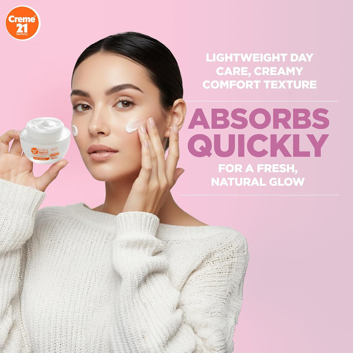 Creme21 Germany Xtra Bright Vitamin C Day Cream - 50ml | كريم 21 كريم الوجه النهاري فيتامين سي - 50مل