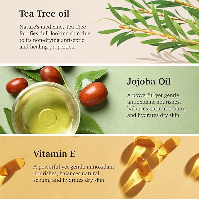 Purifect Facial Oil Serum Tea Tree & Vitamin E Healing - 30ml | بوريكت سيروم زيت للوجه - 30مل