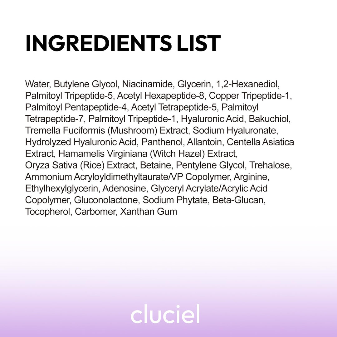 cluciel Niacinamide Peptide Serum - 50ml | كلوسيل سيروم ببتيدات و نياسيناميد - 50مل