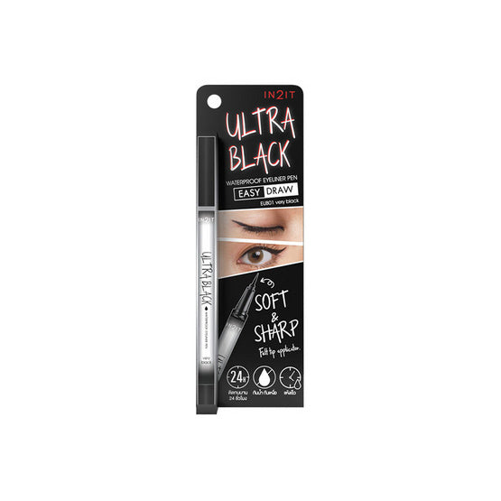 IN2IT Waterproof Eyeliner Pen - 0.7g | ان تو ات اي لاينر ووتر بروف - 0.7غ