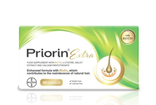 Priorin Extra Hair Growth Support with Biotin - 60 Capsules | بريورين إكسترا مكمل غذائي 620 ملغ - 60 كبسولة #5
