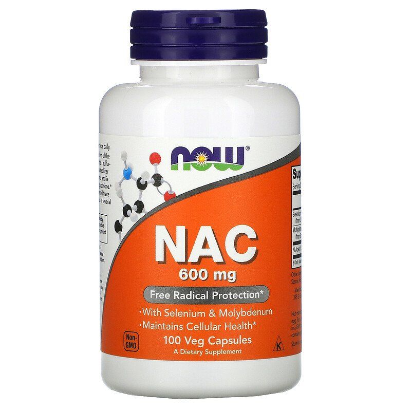 now NAC 600 Mg 100 - Capsules - 600mg | NAC 600 مجم - الآن - 100 كبسولة نباتية - 600ملغ #1