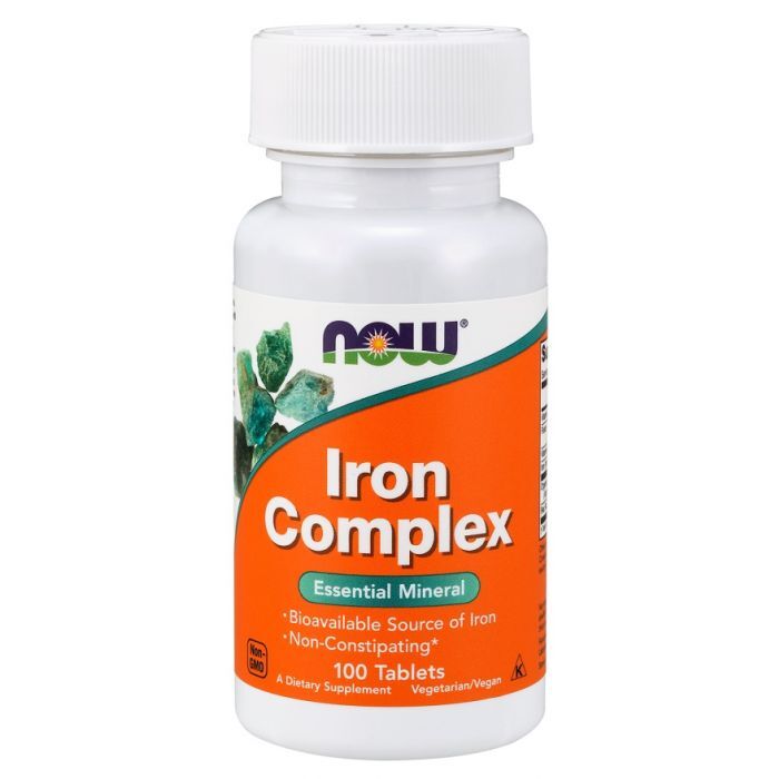 now Iron Complex - 100 Tablets | ناو مكمل حديد كومبلكس - 100 قرص