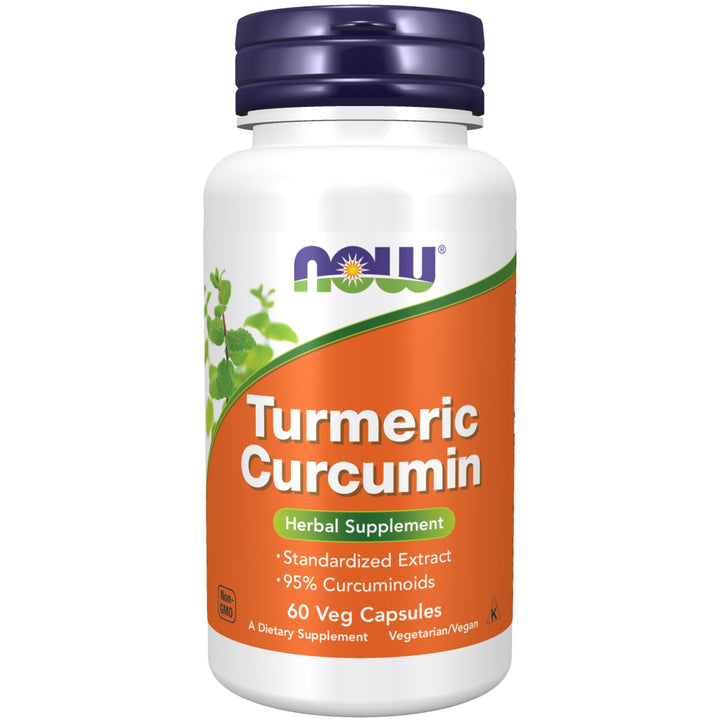 now Turmeric Curcumin - 60 Veg Capsules| ناو كركم مع كركمين - 60 كبسولة نباتية