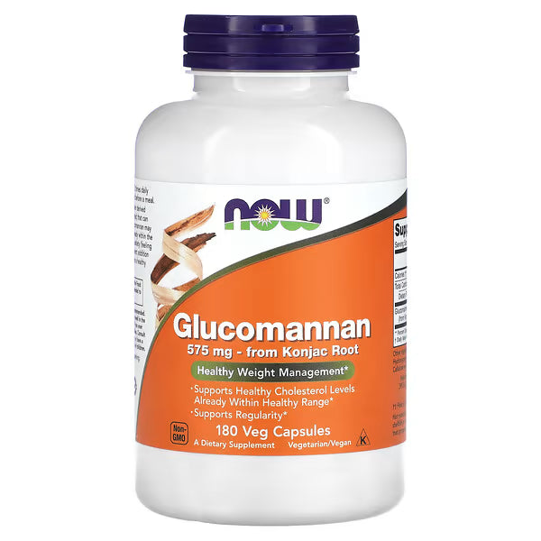 Now Foods Glucomannan 575 mg -180 Capsules |ناو جلوكومانان 575 ملغ – 180 كبسولة