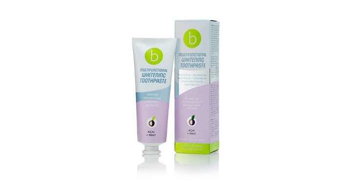 beconfident Multifunctional Whitening Toothpaste Acai + Mint - 75ml | معجون أسنان تبييض متعدد الوظائف 75 مل من بي - 75ml