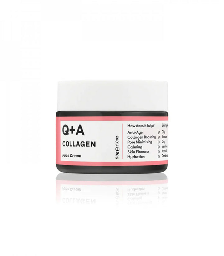 Q+A Collagen Anti-Age Face Cream - 50g | كيو بلس ايه كريم مضاد للتجاعيد بالكولاجين - 50 غرام