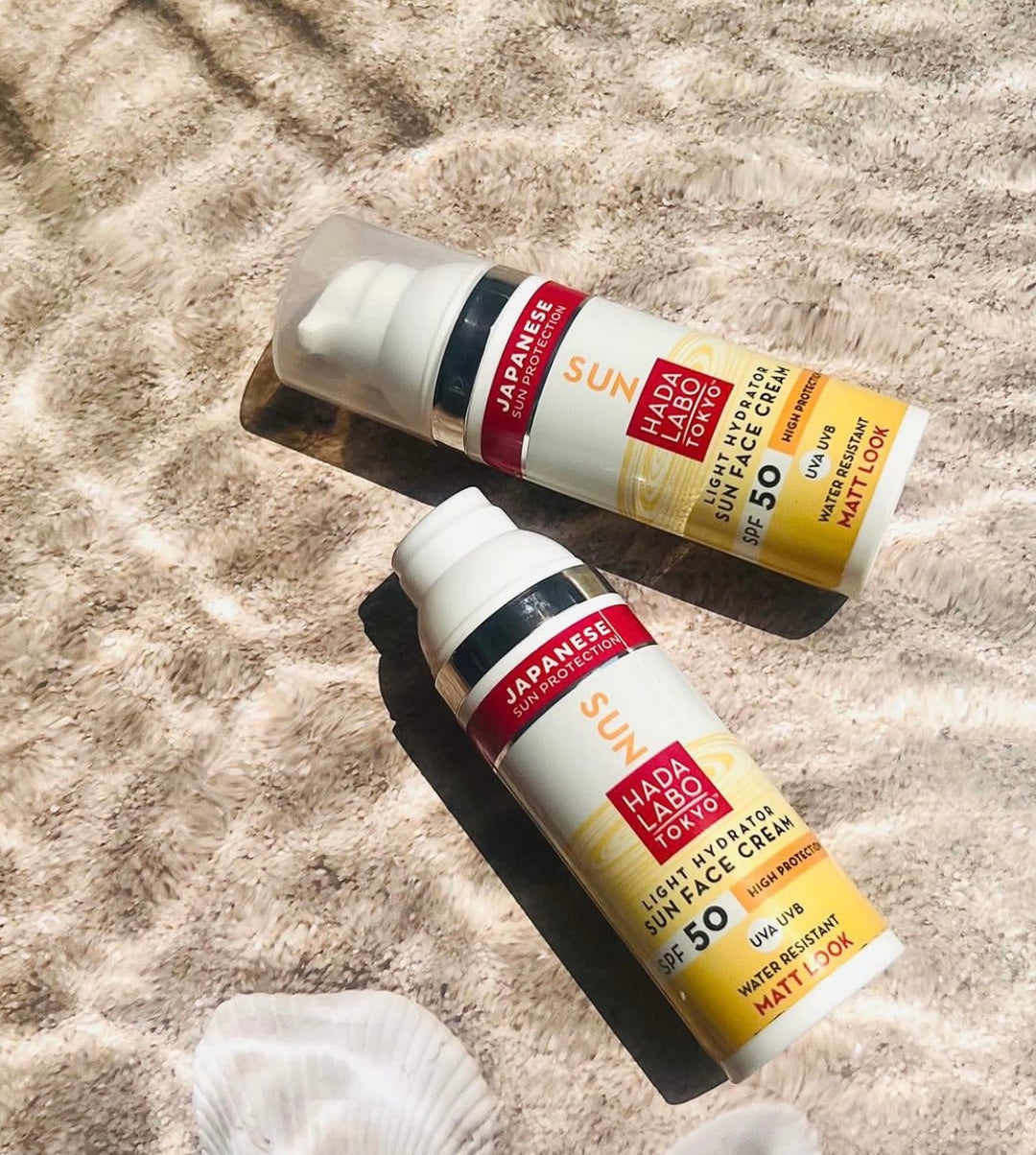 HADA LABO TOKYO Light Hydrator Sun Face Cream SPF50 High Protection UVA UVB - 50ml | هادا لابو واقي شمسي بعامل حماية 50 - 50 مل