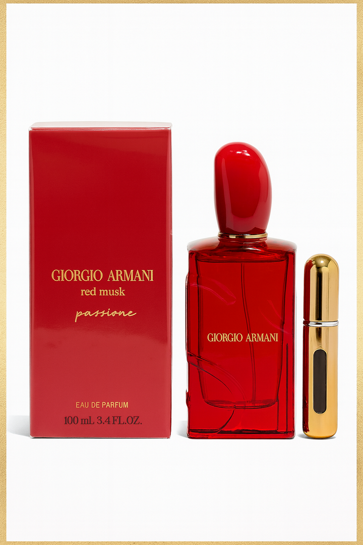 perfume samples SI PASSIONE RED MUSK 4,5 ML | جورجيو ارماني عينة عطر سي باشن ريد مسك للنساء - 4,5 مل