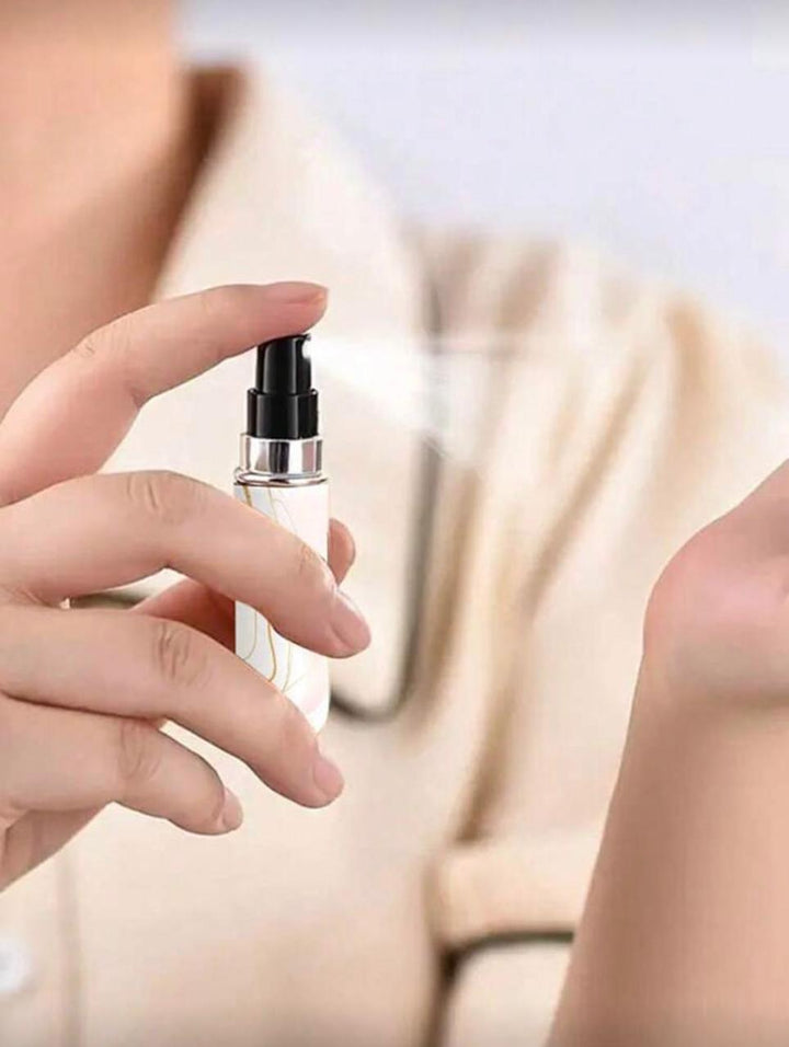Tools & Cases 1 White perfume bottle | زجاجة عطر صغيرة لتعبئة عطرك المفضل
