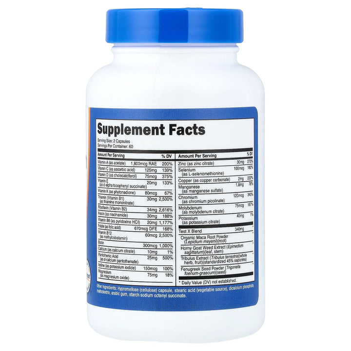 Nutricost Multivitamin for Men - 120 Capsules | نيوتريكوسـت مالتي فيتامين للرجال - 120 كبسولة
