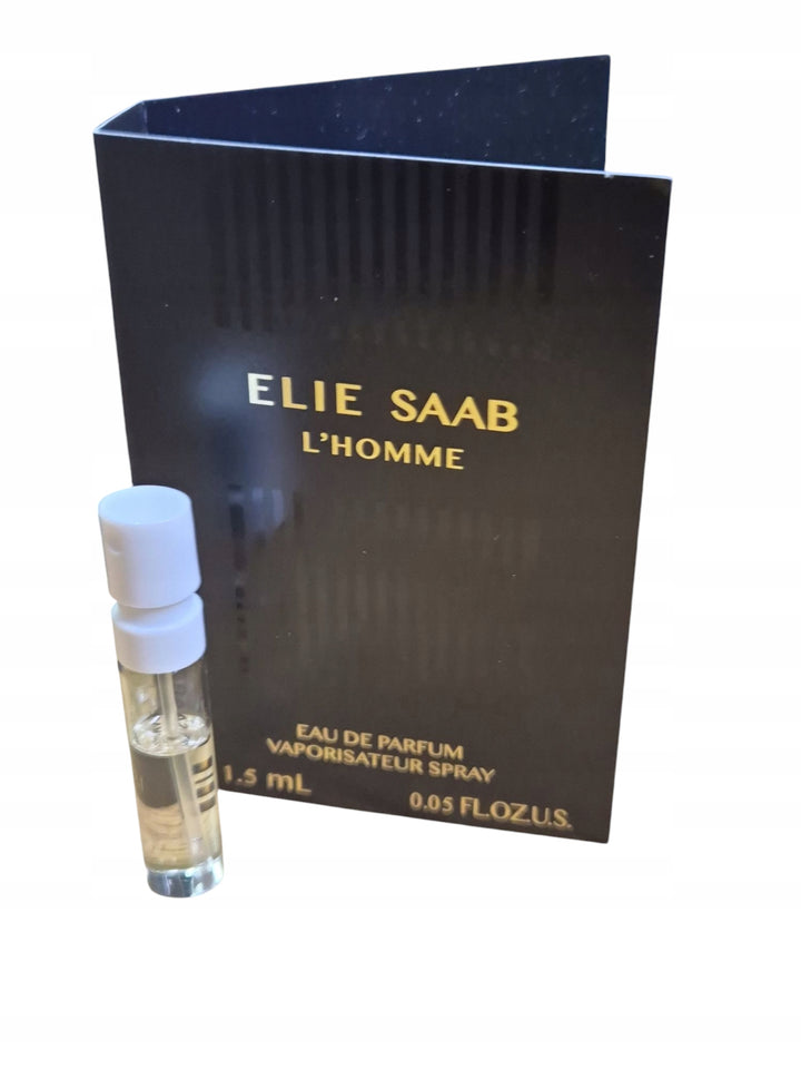 ELIE SAAB Sample  L'HOMME - 1.5ml  | الي صعب عينة عطر  لاهوم للرجال 1.5 مل