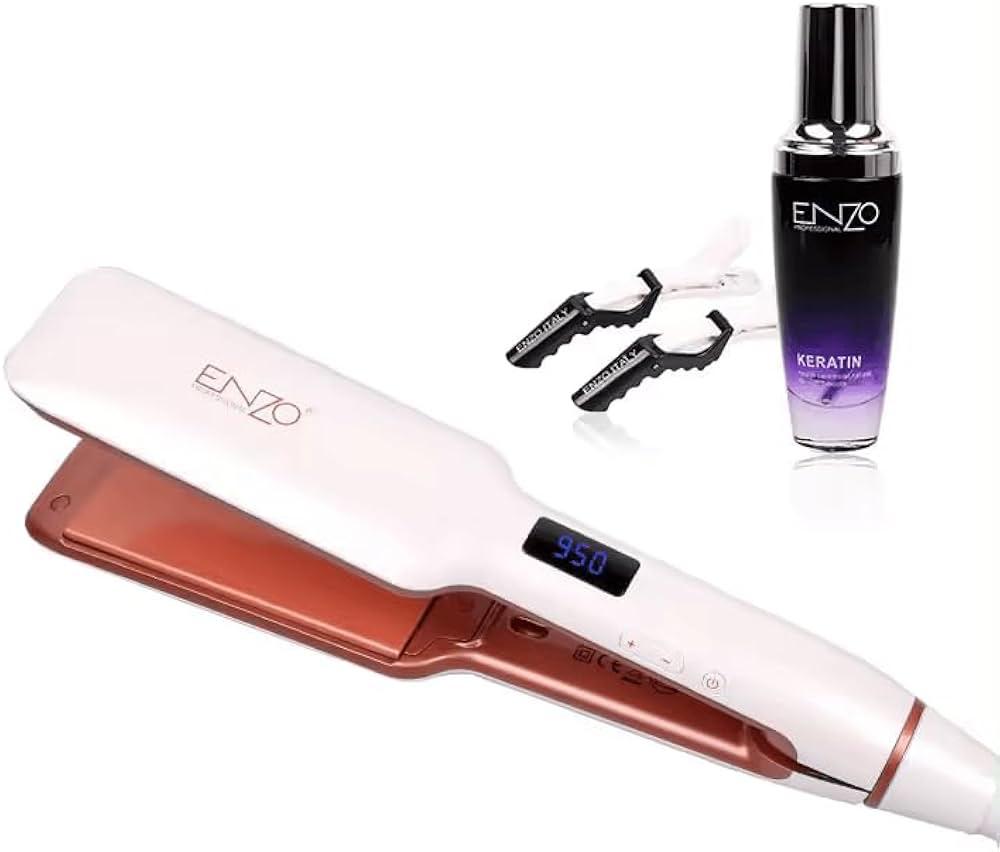 ENZO Keratin & Protein Technology Pro 950 Smooth Salon Finish | إنزو مكواة فرد الشعر