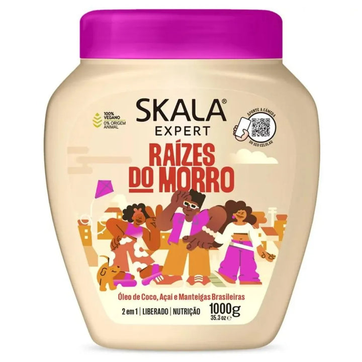 SKALA Raizes Do Morro - 1000g | سكالا كريم مغذي للشعر - 1000 غرام