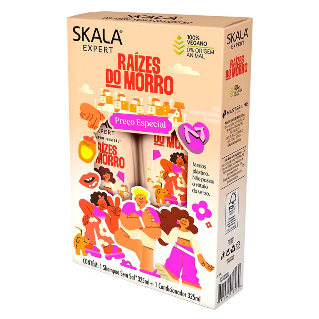 SKALA Kit Shampoo & Condicionador Raises do Morro - 325x325ml | سكالا مجموعة شامبو و بلسم - 325x325 مل