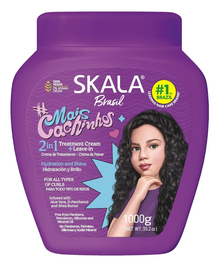 Skala Mais Cachinhos Kids Treatment 2 In 1 - 1000g |  سكالا ماسك العلاجي للأطفال 2 ب1 - 1000 غرام