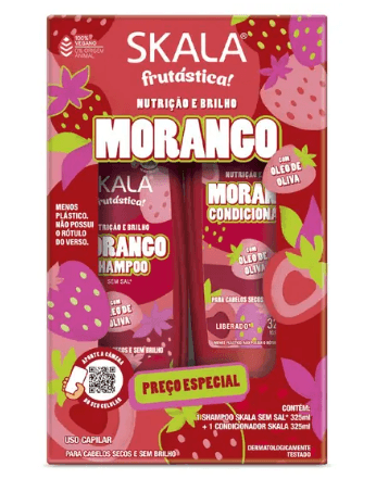 SKALA Skala Morango Kit Shampoo + Conditioner - 325x325ml | سكالا شامبو + بلسم - 325x325 مل
