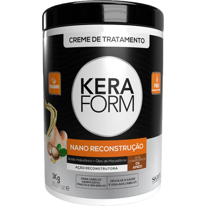 SKAFE Kera Form Nano Reconstruction - 1kg | سكاف كريم معالج للشعر التالف و الجاف - 1 كيلو