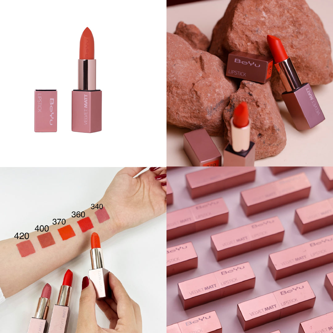 BeYu Velvet Matt Lipstick - 4.0ml | بيو أحمر شفاه مخملي - 4 مل