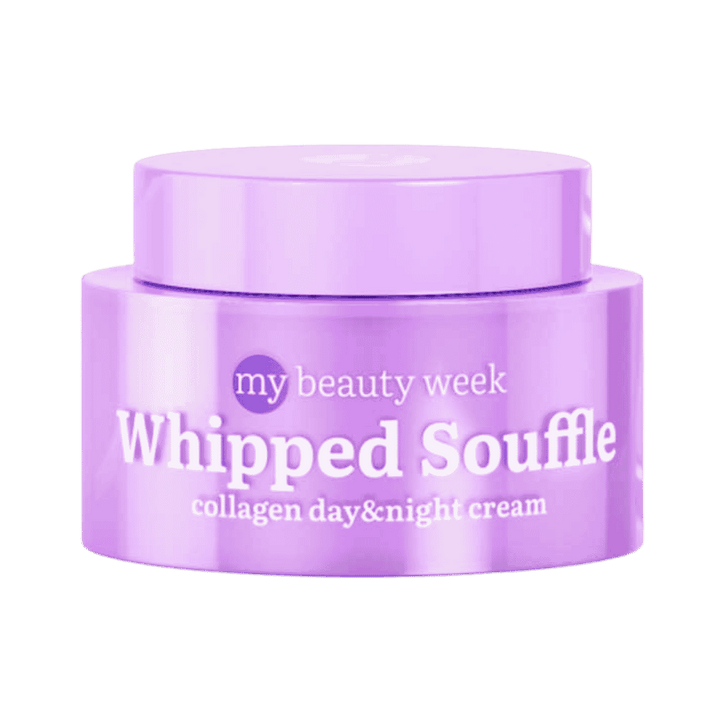 7DAYS Whipped Souffle Collagen day and night cream 50ml skincare cream packaging.