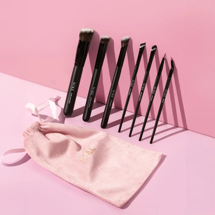 SOLE 7 Makeup Brushes | فرش مكياج