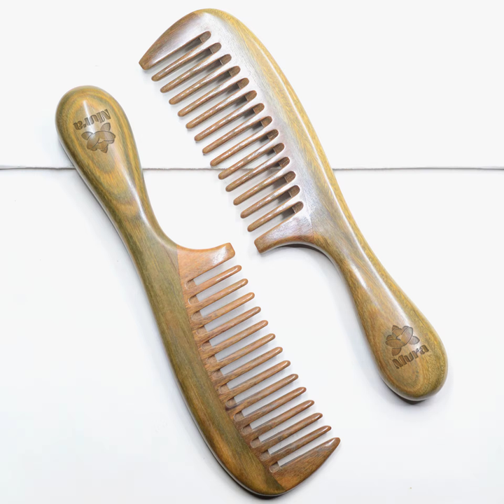 Mura Sandal Wood Hair Comb | مورا مشط الشعر من خشب الصندل العطري