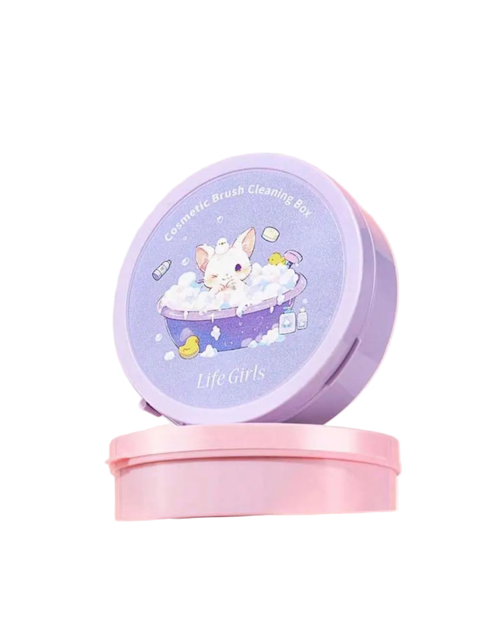 Tools & Cases 1 Purple makeup brush cleaner box | صندوق تنظيف فرش المكياج