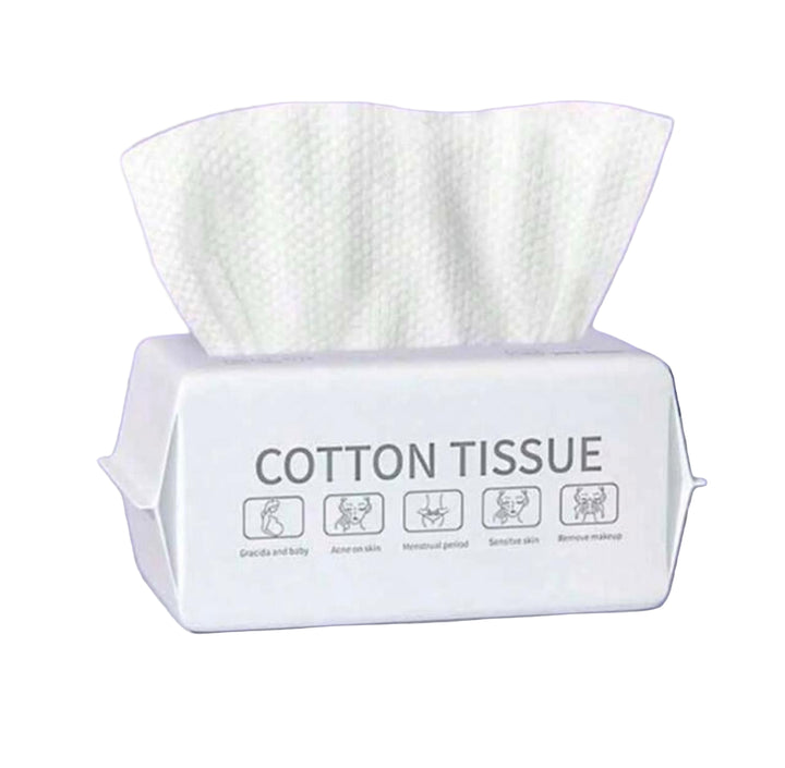 100 pieces of face towels | مناديل قطنية للوجه - 100 قطعة