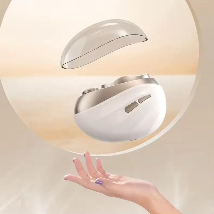 Nabun 2 In 1 Electric Nail Clipper White | جهاز كهربائي محمول لتقليم الأظافر وتنعيم حوافها