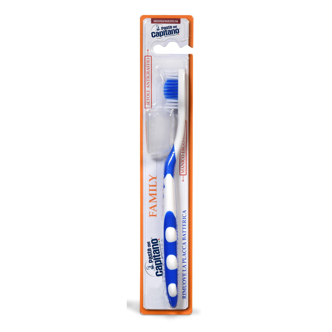 CAPITANO Family Toothbrush - Medium |كابيتانو  فرشاة أسنان لجميع أفراد العائلة - متوسطة