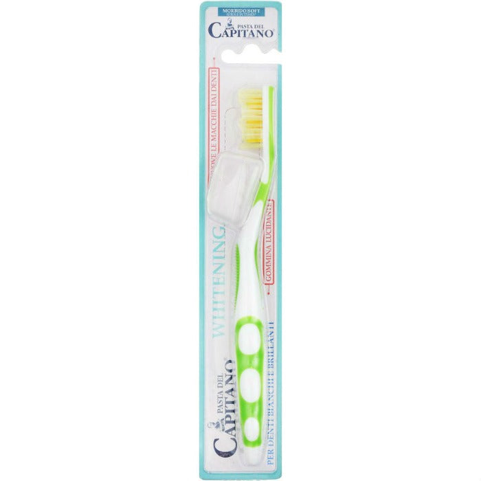 CAPITANO Whitening Toothbrush Medium | كابيتانو فرشاة لتبييض الأسنان قياس متوسط