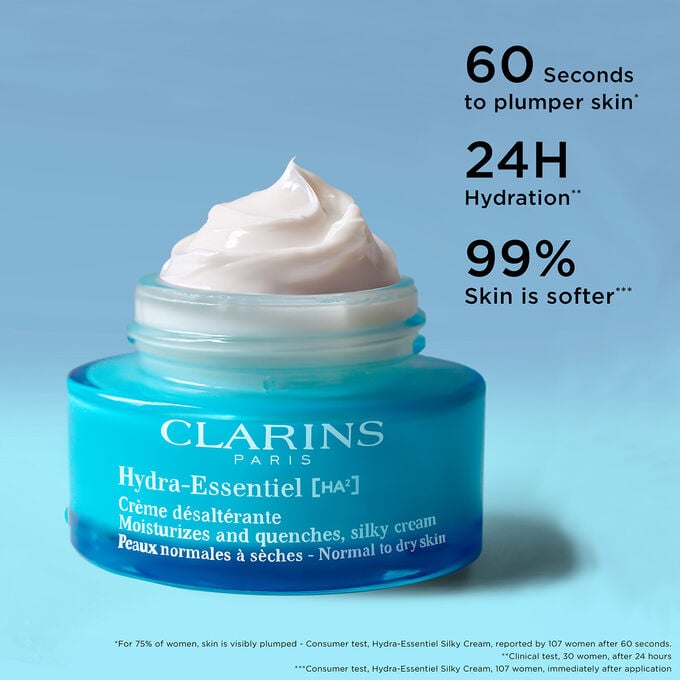 CLARINS Hydra Essentiel Silky Day Cream - 50ml | كلارينز كريم هايدرا إسينشيال - 50مل #3