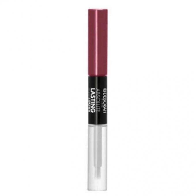 Deborah Absolute Lasting Liquid Lipstick - 4mlx2 |  x 2ديبورا أحمر شفاه مزدوج مات و لامع - 4 مل