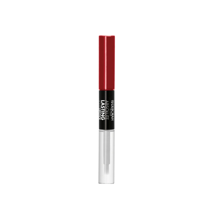 Deborah Absolute Lasting Liquid Lipstick - 4mlx2 |  x 2ديبورا أحمر شفاه مزدوج مات و لامع - 4 مل