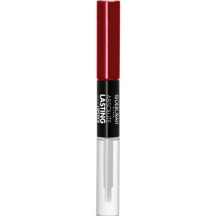 Deborah Absolute Lasting Liquid Lipstick - 4mlx2 |  x 2ديبورا أحمر شفاه مزدوج مات و لامع - 4 مل