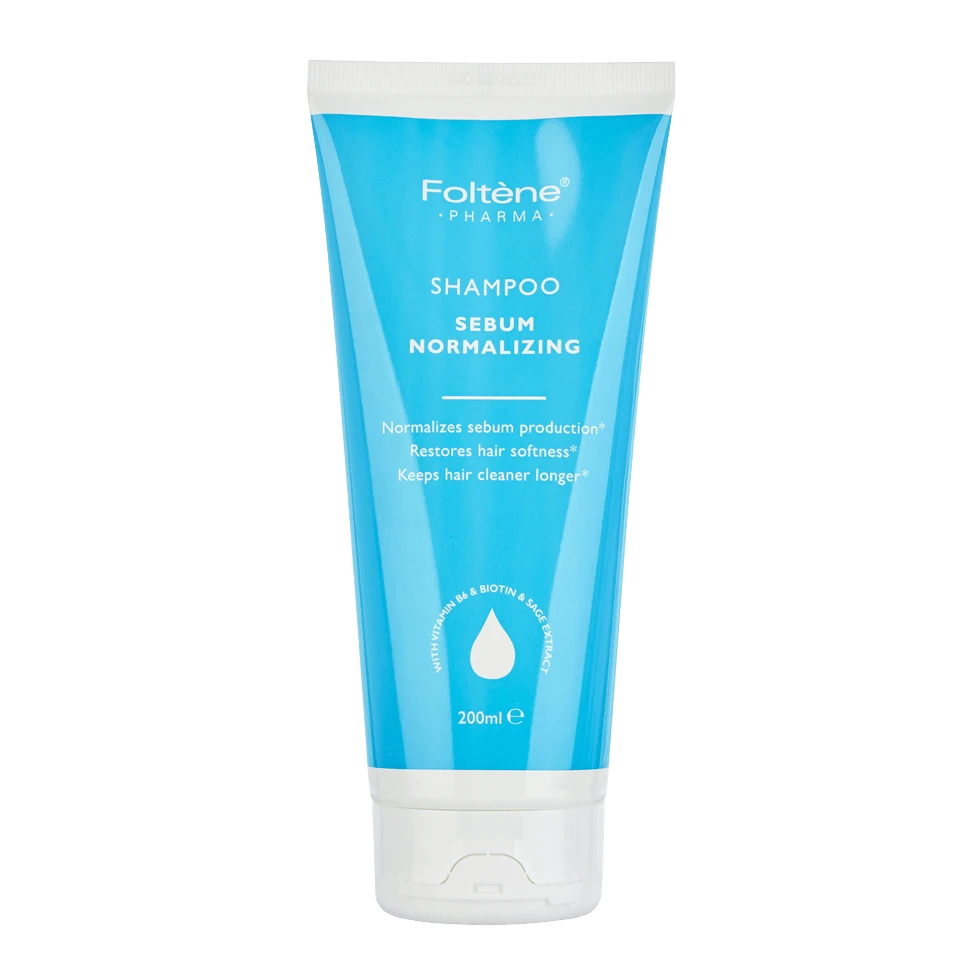 Foltene Pharma Sebum Normalizing Shampoo for Oily Hair – 200ml | فولتين فارما شامبو لتنظيم افراز الدهون للشعر الدهني- 200 مل