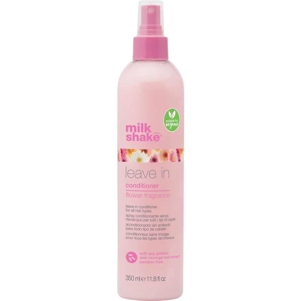 Milk Shake Flower Power Leave-in Conditioner Flower Fragrance - 350ml | ميلك شيك بلسم ليف ان برائحة الورد - 350 مل