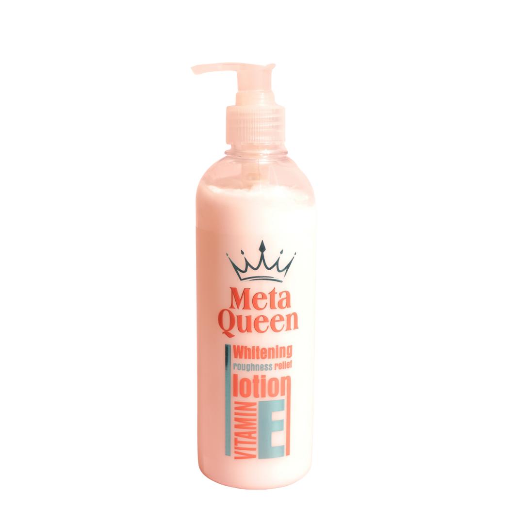 Top Beauty Legend Meta Queen Whitening Roughness Relief Lotion Vitamin E - 500ml | اسطورة الجمال لوشن للجسم مرطب و مفتح بالفيتامين اي - 500 مل