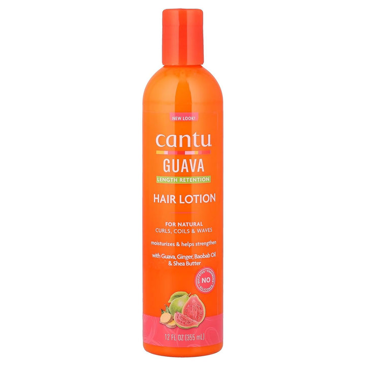 Cantu Guava Length Retention Hair Lotion - 355ml | كانتو لوشن لترطيب الشعر المجعد - 355 مل