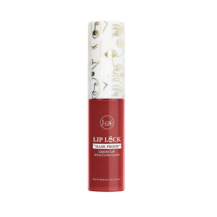 J. Cat Lip Lock Mask Proof Liquid  - 10g| جي كات  أحمر شفاه سائل طويل الأمد -10 غرام